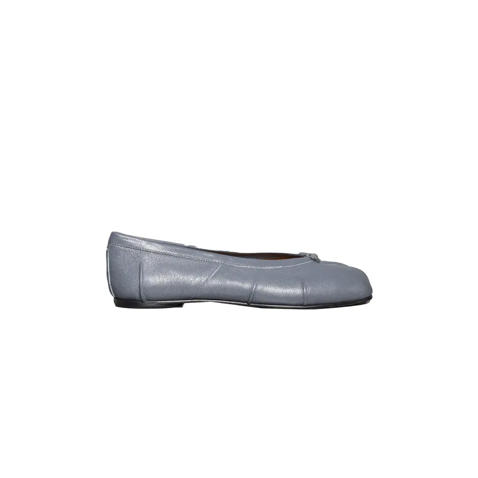 Maison Margiela S58WZ0127P3753 ballerine grigie pelle